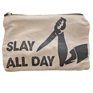 "SLAY ALL DAY" Cosmetic Pouch/Accessories Bag